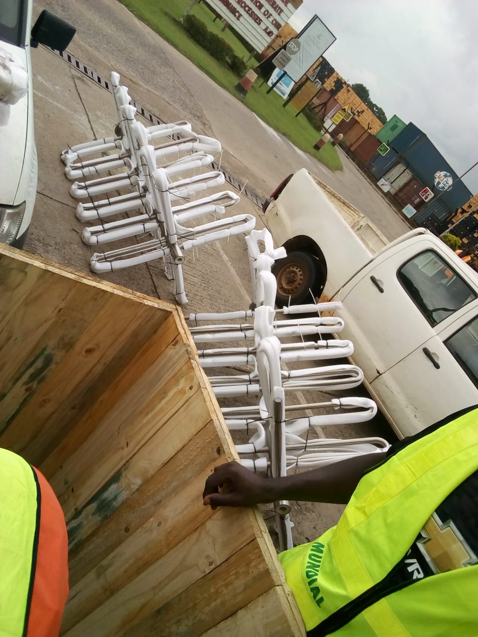 Turnstile rotor assembly ready for commissioning